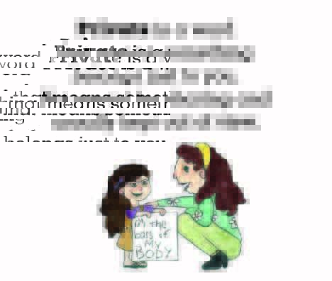 "My Body is Special and Private" Board Book