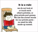 "My Body is Special and Private" Board Book