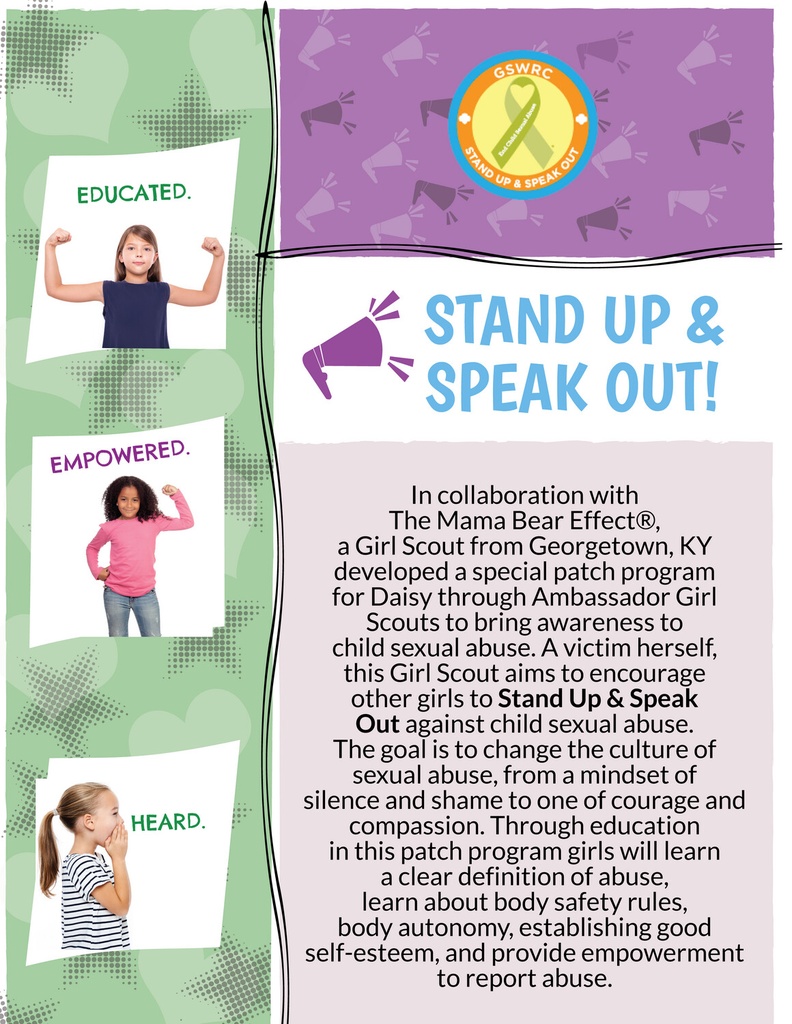 Girl Scout Body Safety Patch Booklet