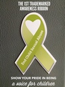 End Child Sexual Abuse Awareness Ribbon Magnet