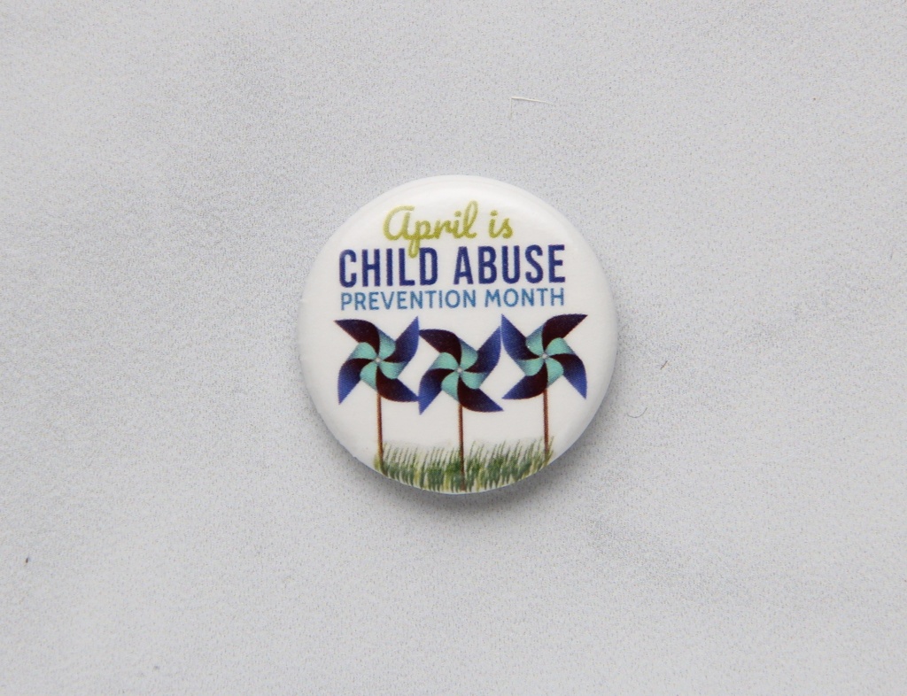 Mini Child Abuse Prevention Month Buttons