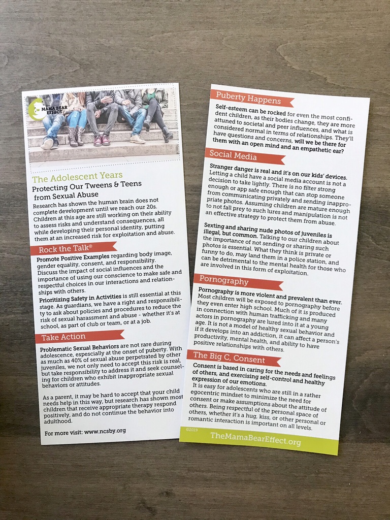 Teens - Talking to Teens about Sexual Abuse - BULK