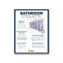 School Bathroom Etiquette Poster